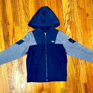 BNWOT Lacoste hoodie jacket sweatshirt boys